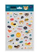 Naklejki INTERDRUK puffy BB Friends (50 sztuk)