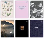 Zeszyt A-4 96 kartek w kratkę INTERDRUK mix wzorów  (1)