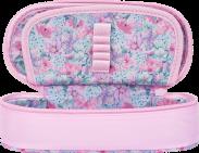 Piórnik etui owalne bez wyposażenia OXFORD Flowers pomarańczowy  (3)