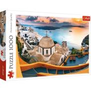 Puzzle TREFL 1000 elementów Bajkowe Santorini (1)