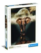 Puzzle CLEMENTONI 1000 elementów Elephant (1)