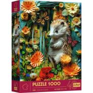 Puzzle TREFL 1000 elementów 40-lecie Jeż (1)