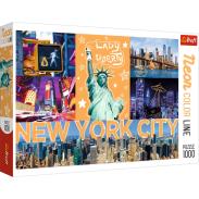 Puzzle TREFL 1000 elementów Neonowe Miasto (1)