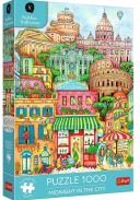 Puzzle TREFL 1000 elementów Premium, O północy w Rzymie  (1)