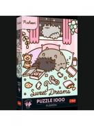 Puzzle TREFL 1000 elementów Premium Pusheen (1)