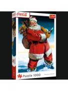 Puzzle TREFL 1000 elementów X-MAS Coca-Cola Mikołaj na śniegu (1)
