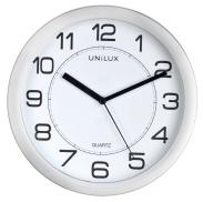 Zegar ścienny UNILUX Attraction 22cm metaliczny szary (1)