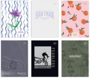 Zeszyt A-4 60 kartek w linie INTERDRUK mix wzorów (1)