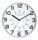 Zegar ścienny UNILUX POP 28,5cm biały 