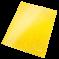 Teczka kartonowa z gumką A4 LEITZ Wow żółta