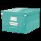 Pudełko do przechowywania A4 LEITZ Click&Store Wow turkusowe 