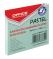 Notes samoprzylepny 76x76mm 100kart OFFICE PRODUCTS pastelowy zielony