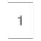Etykiety samoprzylepne 210x297=1 BIURO PLUS op=100 ark 