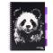 Obrazek dla: Kołobrulion A4 100 kartek w kratkę 5 zakładek STRIGO Animals Panda