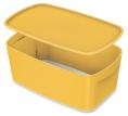 Pojemnik do przechowywania LEITZ MyBox Cosy mały żółty z pokrywką