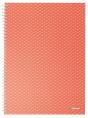 Kołonotatnik A4 80 kartek w kratkę ESSELTE Colour'Breeze koralowy