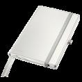 Notatnik A5 80 kartek w kratkę w twardej oprawie LEITZ Style biały