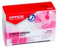 Spinacze okrągłe OFFICE PRODUCTS 25mm (100szt) srebrne 