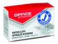 Spinacze okrągłe OFFICE PRODUCTS 33mm (100szt) srebrne 