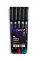 Komplet foliopisów Rystor S 0,4mm (4kol) + 1 czarny gratis 