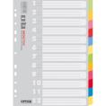 Przekładki do segregatora A4 OFFICE PRODUCTS kartonowe 12szt mix kolorów 