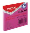 Notes samoprzylepny 76x76mm 100kart OFFICE PRODUCTS neon różowy