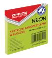 Notes samoprzylepny 76x76mm 100kart OFFICE PRODUCTS neon zielony