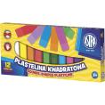 Plastelina kwadratowa ASTRA 12 kolorów 