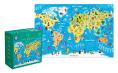 Puzzle INTERDRUK 250 elementów Kids 5 World Map