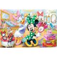 Obrazek 2 dla: Puzzle TREFL 100 elementów Minnie w salonie kosmetycznym