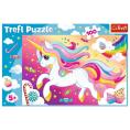 Obrazek dla: Puzzle TREFL 100 elementów Piękny Jednorożec 