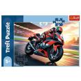 Obrazek dla: Puzzle TREFL 100 elementów Szybki Motocykl