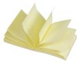Obrazek 2 dla: Notes samoprzylepny 76x76mm 100kart QConnect typ Z jasnożółty